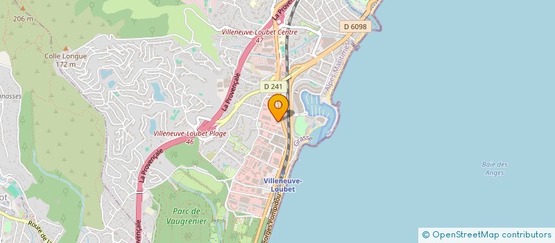 localisation de l'entreprise GB2R à VILLENEUVE-LOUBET