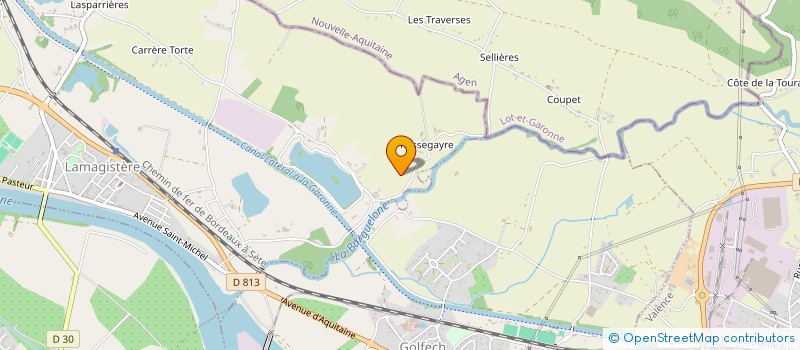 localisation de l'entreprise GB82  LAMAGISTERE