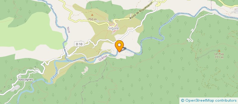 localisation de l'entreprise GBA  PIERREFEU