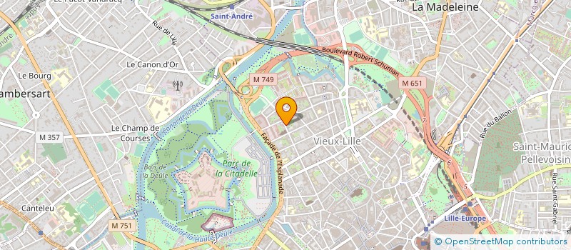 localisation de l'entreprise GBA à LILLE