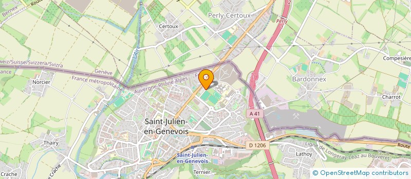 localisation de l'entreprise GBA  SAINT-JULIEN-EN-GENEVOIS