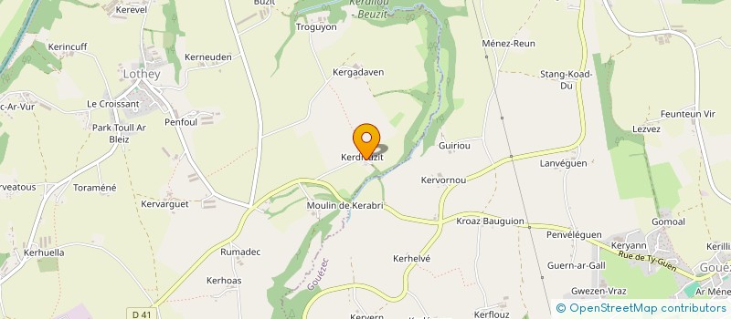 localisation de l'entreprise GBA  CHATEAULIN