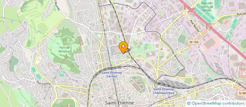 localisation de l'entreprise GBA & CO à SAINT-ETIENNE