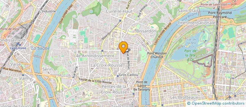 localisation de l'entreprise GBA DEVELOPPEMENT à LYON