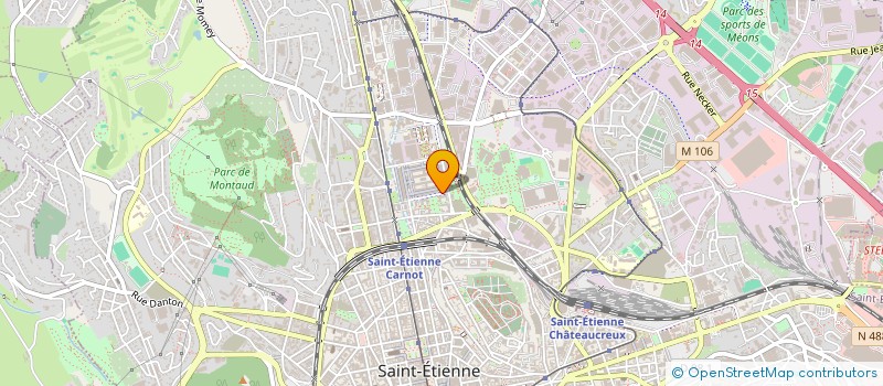 localisation de l'entreprise GBA ENERGIES à SAINT-ETIENNE
