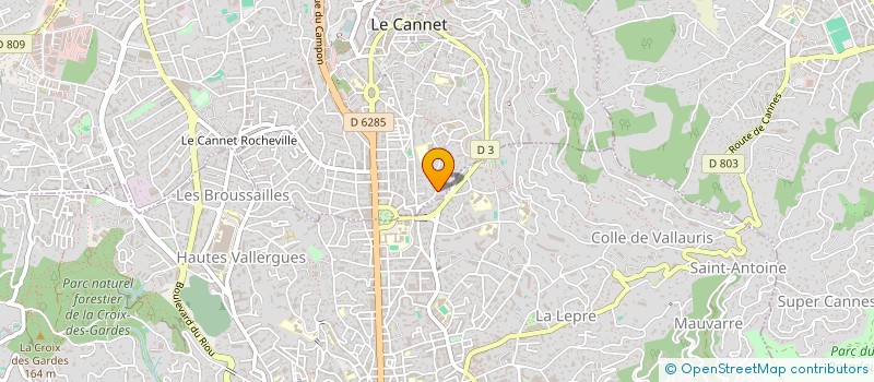 localisation de l'entreprise GBA KIDS GROUPE à CANNES