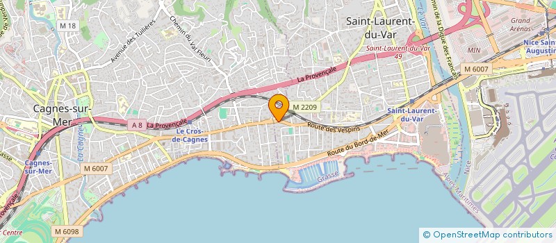 localisation de l'entreprise GBA SARL  SAINT-LAURENT-DU-VAR