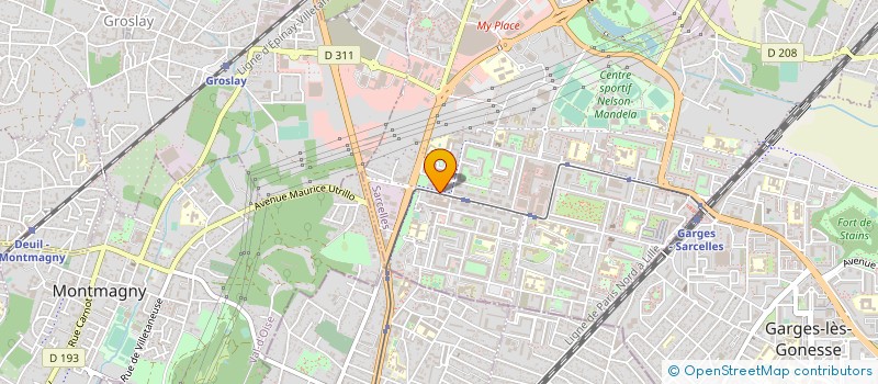 localisation de l'entreprise GBAHO SEA KOUASSI PROTECTION PRIVEE à SARCELLES