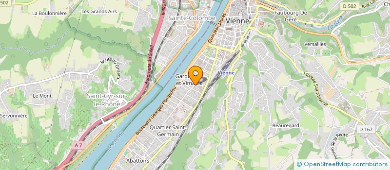localisation de l'entreprise GBATI à VIENNE
