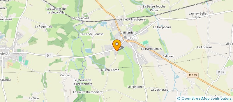 localisation de l'entreprise GBB à BAGUER-PICAN