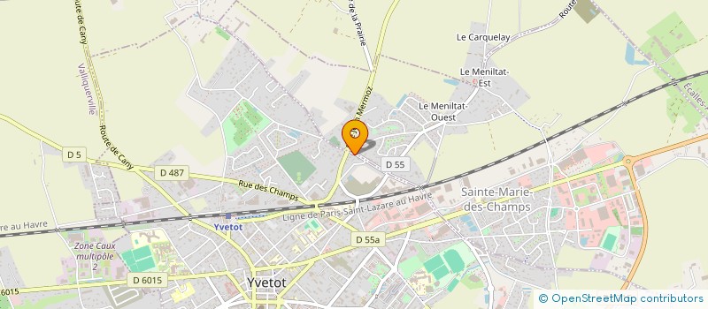 localisation de l'entreprise GBB à SAINTE-MARIE-DES-CHAMPS
