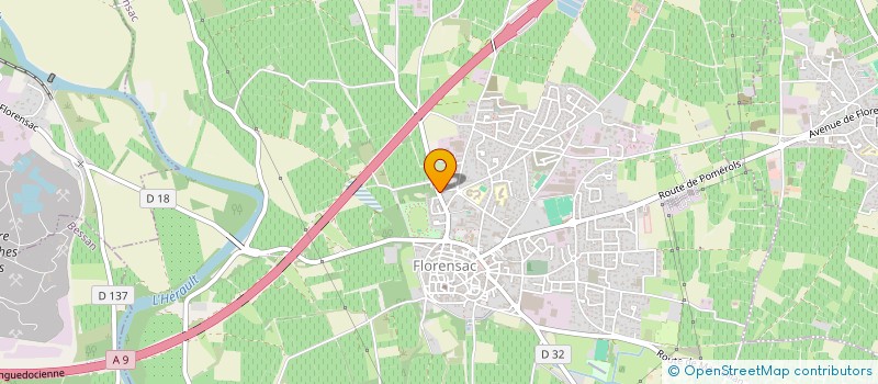 localisation de l'entreprise GBB  FLORENSAC