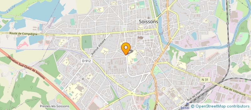localisation de l'entreprise GBB CONSULTING GROUP à SOISSONS