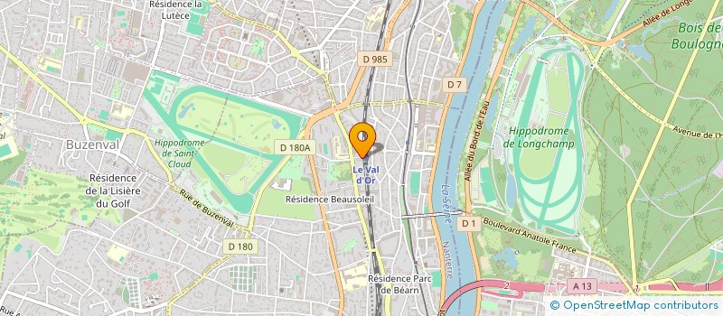 localisation de l'entreprise GBC à SAINT-CLOUD