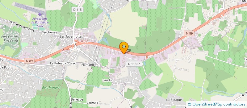 localisation de l'entreprise GBC à YVRAC