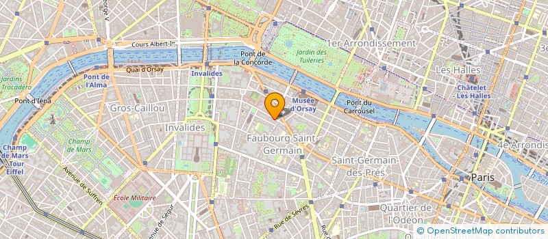 localisation de l'entreprise GBC ANTIQUITES  PARIS 07