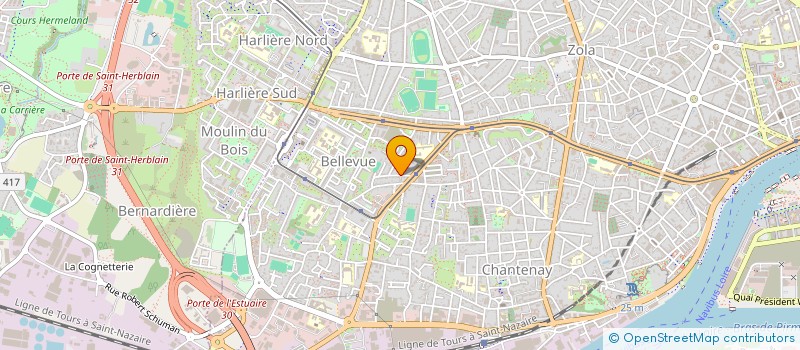 localisation de l'entreprise GBC ATLANTIQUE à NANTES