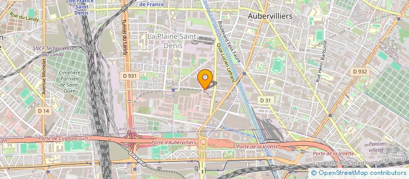 localisation de l'entreprise GBC BAT  AUBERVILLIERS