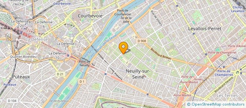 localisation de l'entreprise GBC CONSULTING à NEUILLY-SUR-SEINE