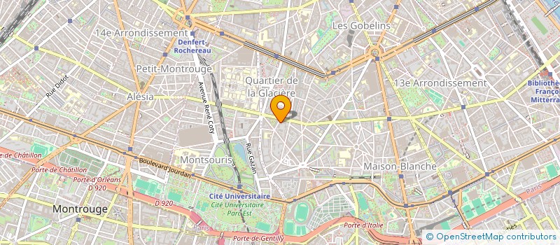 localisation de l'entreprise GBC75 à PARIS