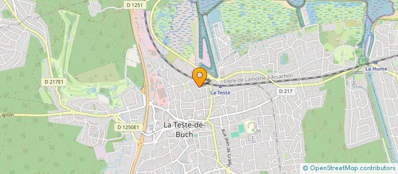 localisation de l'entreprise GBCD à LA TESTE-DE-BUCH