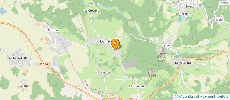 localisation de l'entreprise GBCR  SAINT-PIERRE-EYNAC