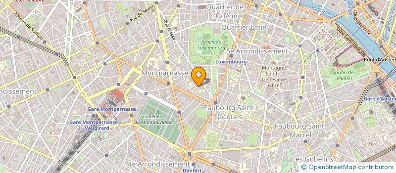 localisation de l'entreprise GBD à PARIS