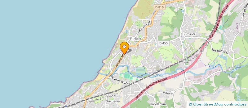 localisation de l'entreprise GBD à BIDART