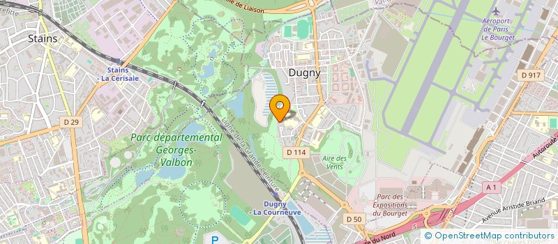 localisation de l'entreprise GBD à DUGNY