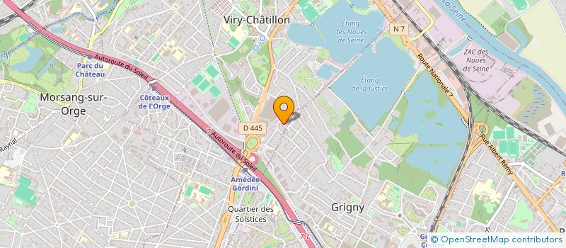 localisation de l'entreprise GBD à VIRY-CHATILLON