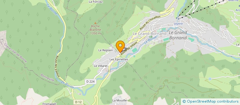 localisation de l'entreprise GBDS à LA CLUSAZ