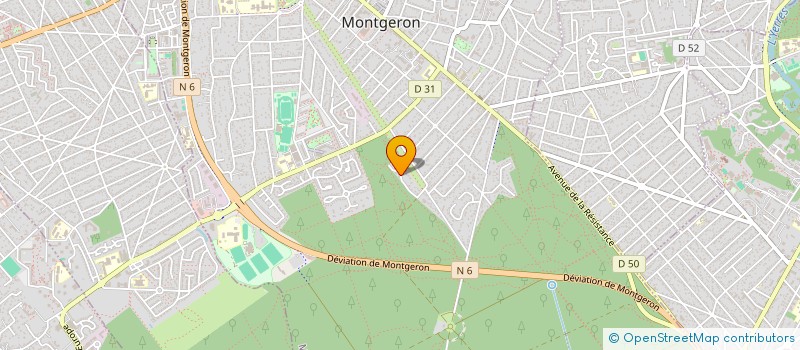 localisation de l'entreprise GBDS INVEST à MONTGERON