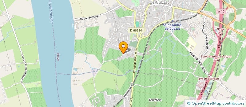 localisation de l'entreprise GBE  LA LANDE-DE-FRONSAC