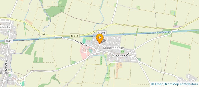 localisation de l'entreprise GBE  MUNTZENHEIM