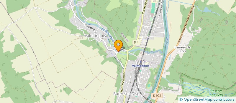 localisation de l'entreprise GBE CONSEIL à VALMONDOIS