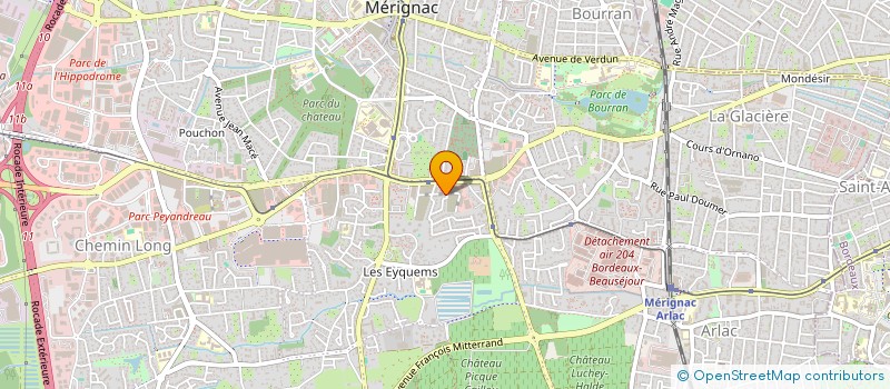 localisation de l'entreprise GBEKOUIN GBASSA DIASPORAS  MERIGNAC