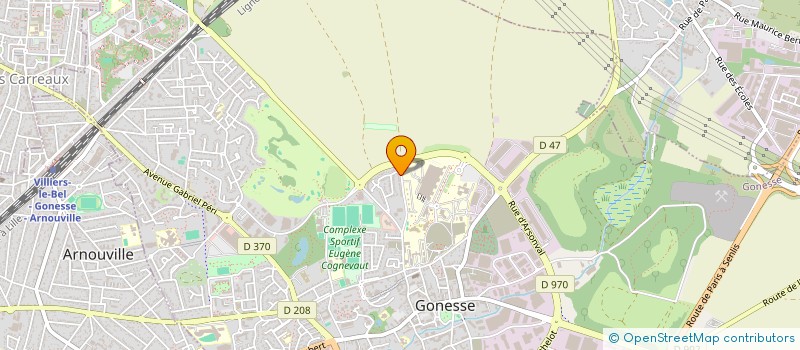 localisation de l'entreprise GBESOIN  GONESSE