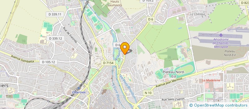localisation de l'entreprise GBF à CHARTRES