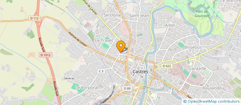 localisation de l'entreprise GBF DEVELOPPEMENT  CASTRES