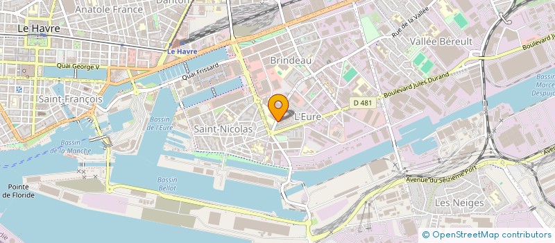 localisation de l'entreprise GBFM à LE HAVRE