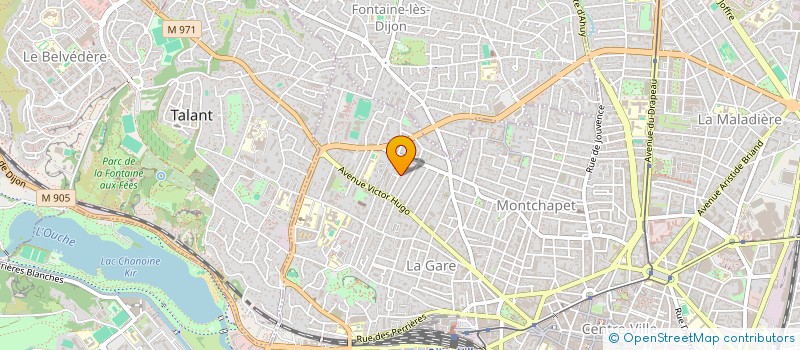 localisation de l'entreprise GBG à DIJON