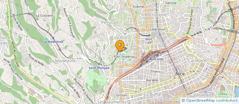 localisation de l'entreprise GBG CONSULTING à NICE