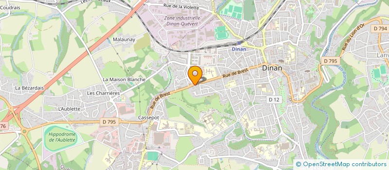 localisation de l'entreprise GBG DINANNAISES  DINAN