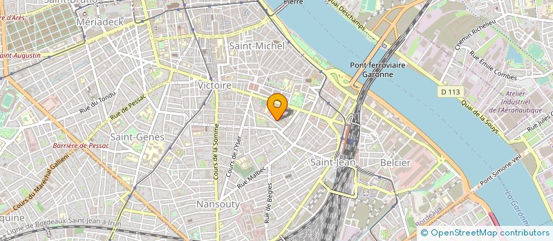 localisation de l'entreprise GBG EBENISTE MENUISIER à BORDEAUX