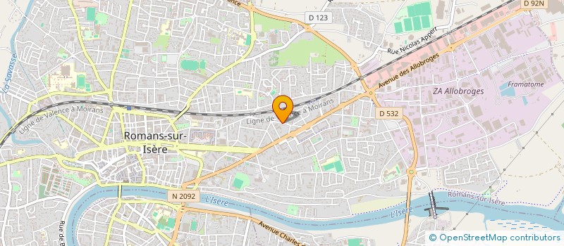 localisation de l'entreprise GBG IMMO  BEAUMONT-MONTEUX