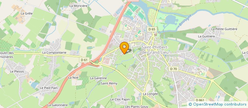 localisation de l'entreprise GBHV  SAINT-PHILBERT-DE-GRAND-LIEU