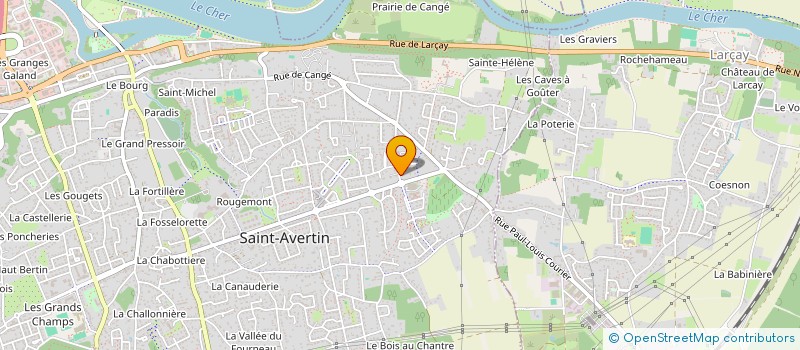 localisation de l'entreprise GBI 22  SAINT-AVERTIN