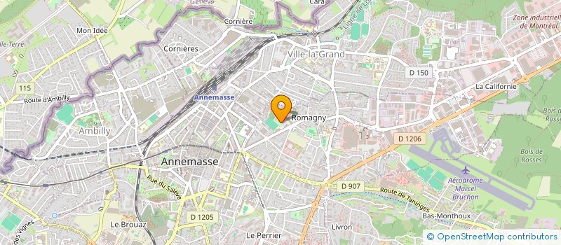 localisation de l'entreprise GBI ENERGIE  ANNEMASSE