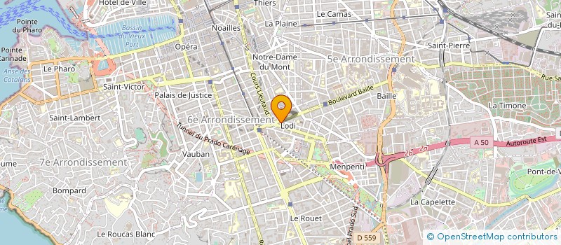 localisation de l'entreprise GBI GROUP à MARSEILLE