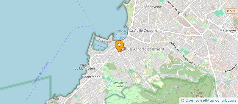 localisation de l'entreprise GBI LES GRANDS CEDRES à MARSEILLE
